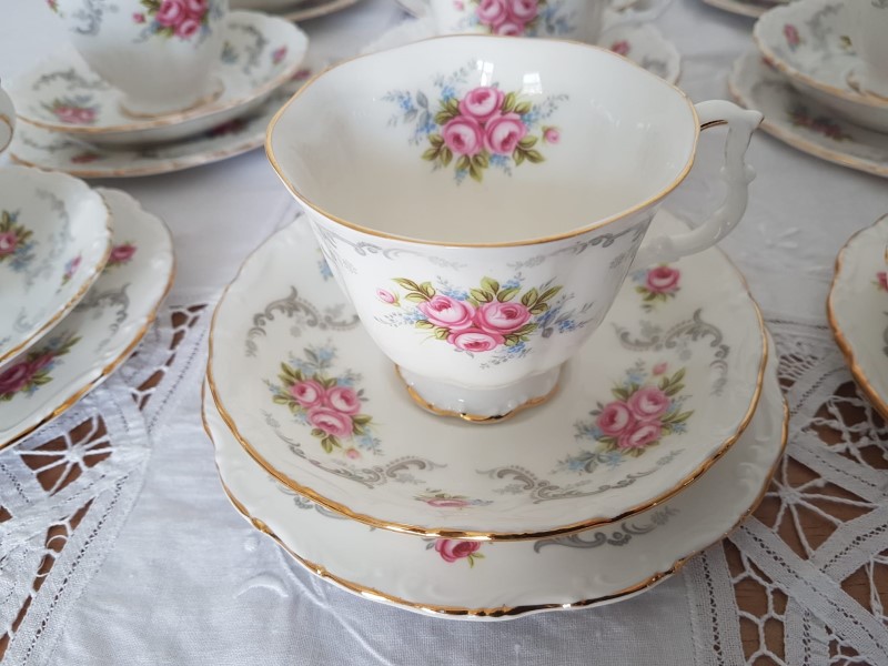 Royal Albert Tranquility teacups to hire
